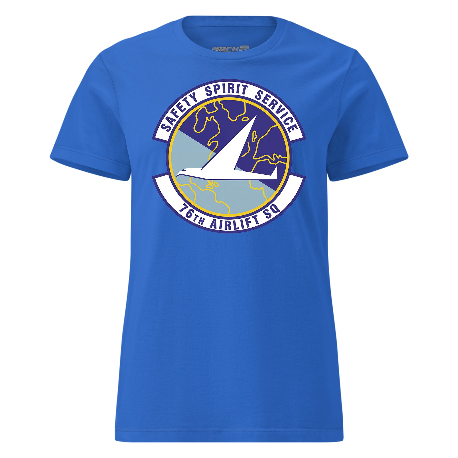 Mach2 Squadron Upload | 76TH AIRLIFT SQUADRON | Womens | Royal | MACH-WOMENS-FRONT-ROYAL.jpg