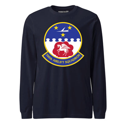 Mach2 Squadron Upload | 700TH AIRLIFT SQUADRON | Long Sleeve | Navy | MACH-LONG-SLEEVE-FRONT-NAVY.jpg