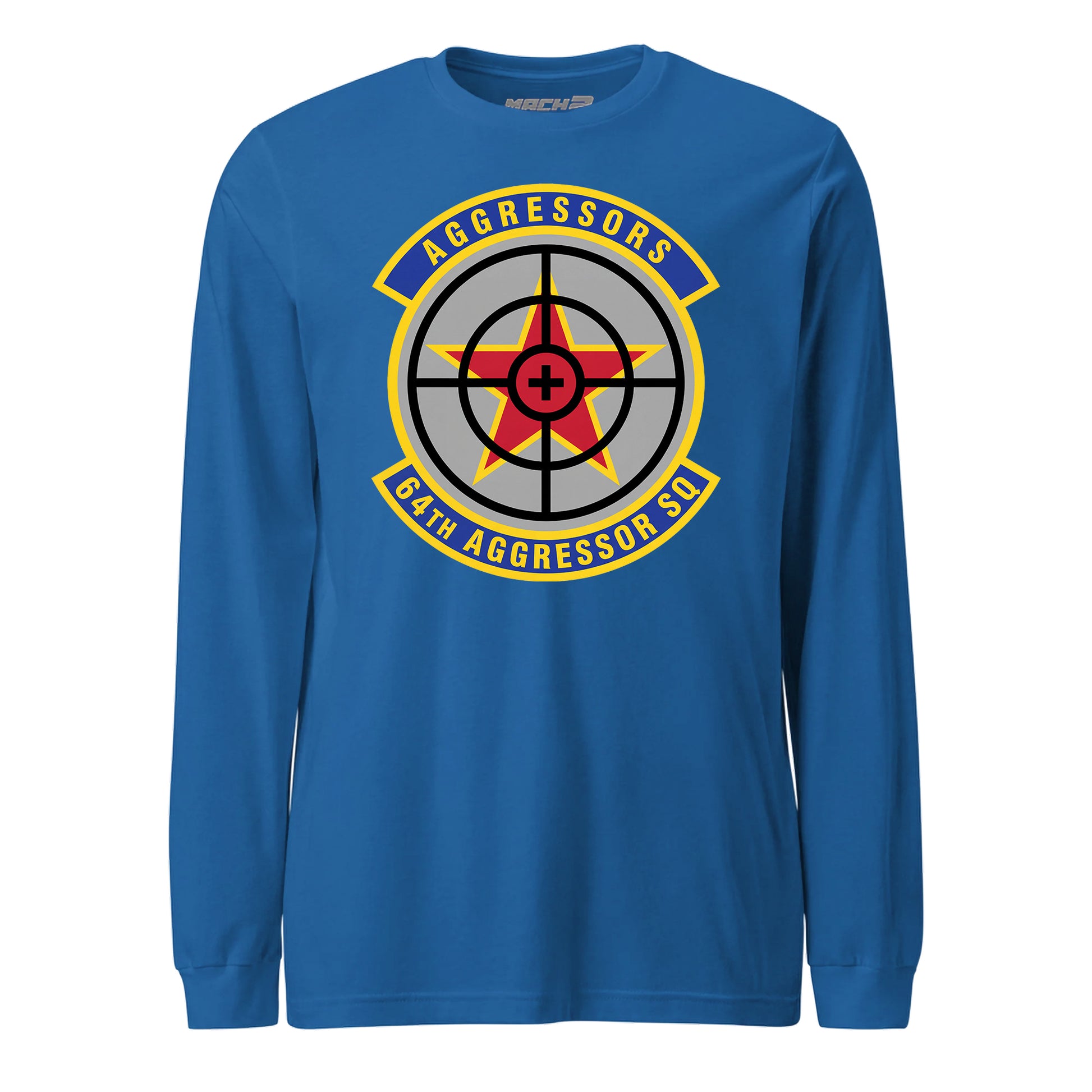 64th Aggressor Squadron long sleeve T-shirt in Royal