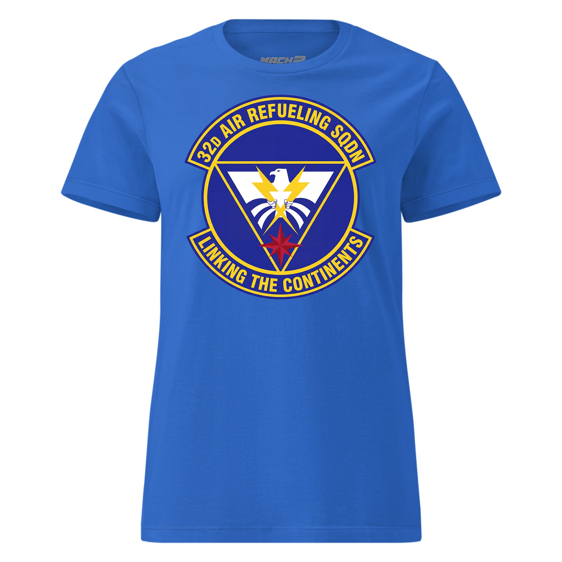 Mach2 Squadron Upload | 32ND AIR REFUELING SQUADRON | Womens | Royal | MACH-WOMENS-FRONT-ROYAL.jpg