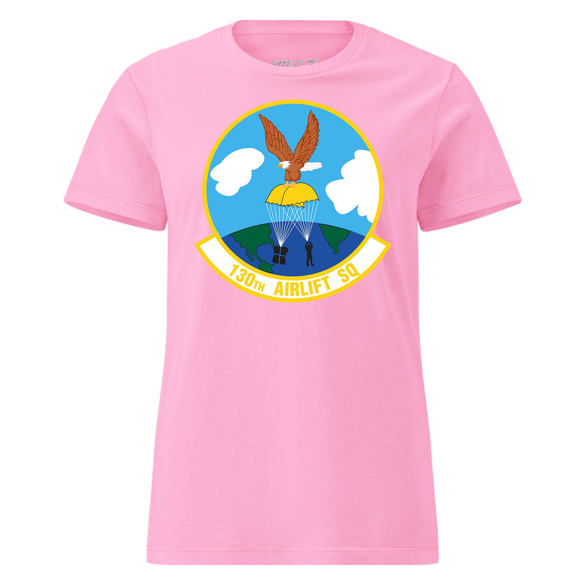 Mach2 Squadron Upload | 130TH AIRLIFT SQUADRON | Womens | Pink | MACH-WOMENS-FRONT-PINK.jpg