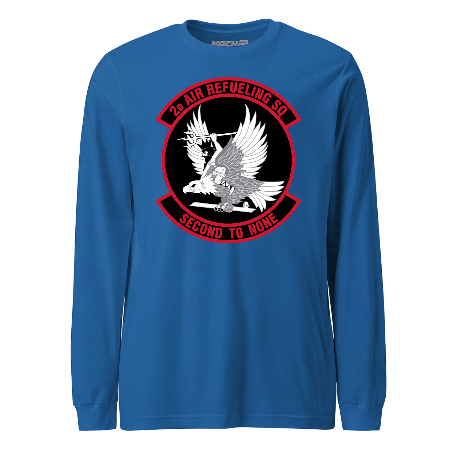 Mach2 Squadron Upload | 2ND AIR REFUELING SQUADRON | Long Sleeve | Royal | MACH-LONG-SLEEVE-FRONT-ROYAL.jpg