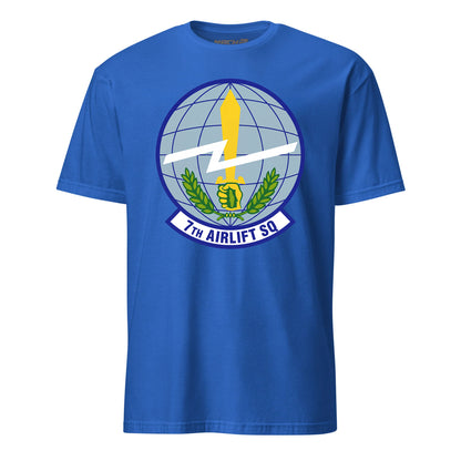 Mach2 Squadron Upload | 7TH AIRLIFT SQUADRON | T-Shirt | Royal | MACH-SHORT-SLEEVE-FRONT-ROYAL.jpg