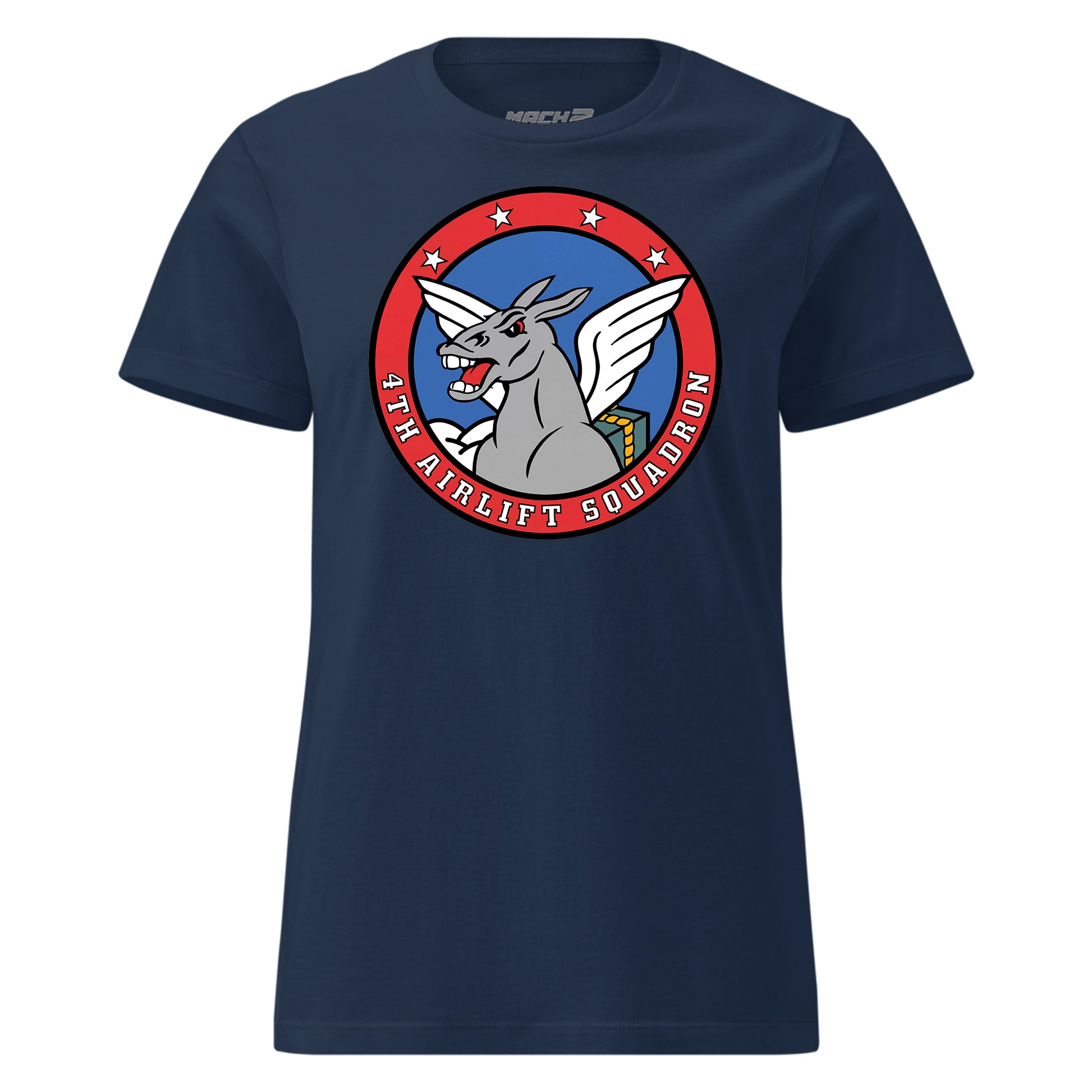 Mach2 Squadron Upload | 4TH AIRLIFT SQUADRON | Womens | Navy | MACH-WOMENS-FRONT-NAVY.jpg