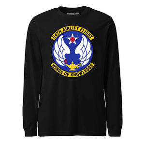 Mach2 Squadron Upload | 54TH AIRLIFT SQUADRON | Long Sleeve | Black | MACH-LONG-SLEEVE-FRONT-BLACK.jpg