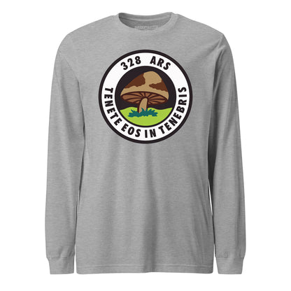 Mach2 Squadron Upload | 328TH AIR REFUELING SQUADRON | Long Sleeve | Heather Grey | MACH-LONG-SLEEVE-FRONT-GREY.jpg