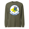 142nd Airlift Squadron Long Sleeve T-Shirt - OD Green