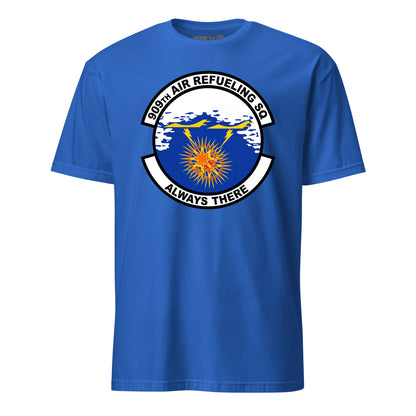 Mach2 Squadron Upload | 909TH AIR REFUELING SQUADRON | T-Shirt | Royal | MACH-SHORT-SLEEVE-FRONT-ROYAL.jpg