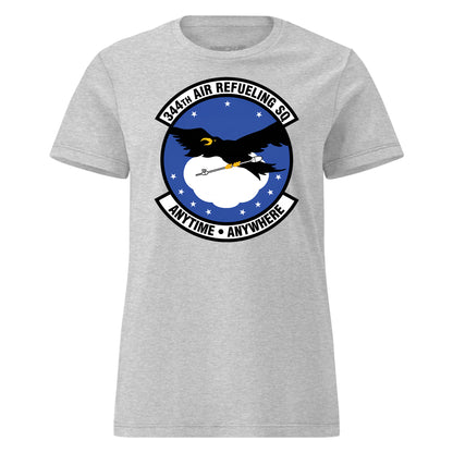 Mach2 Squadron Upload | 344TH AIR REFUELING SQUADRON | Womens | Heather Grey | MACH-WOMENS-FRONT-GREY.jpg