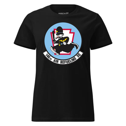 Mach2 Squadron Upload | 146TH AIR REFUELING SQUADRON | Womens | Black | MACH-WOMENS-FRONT-BLACK.jpg