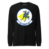 142nd Airlift Squadron Long Sleeve T-Shirt - Black