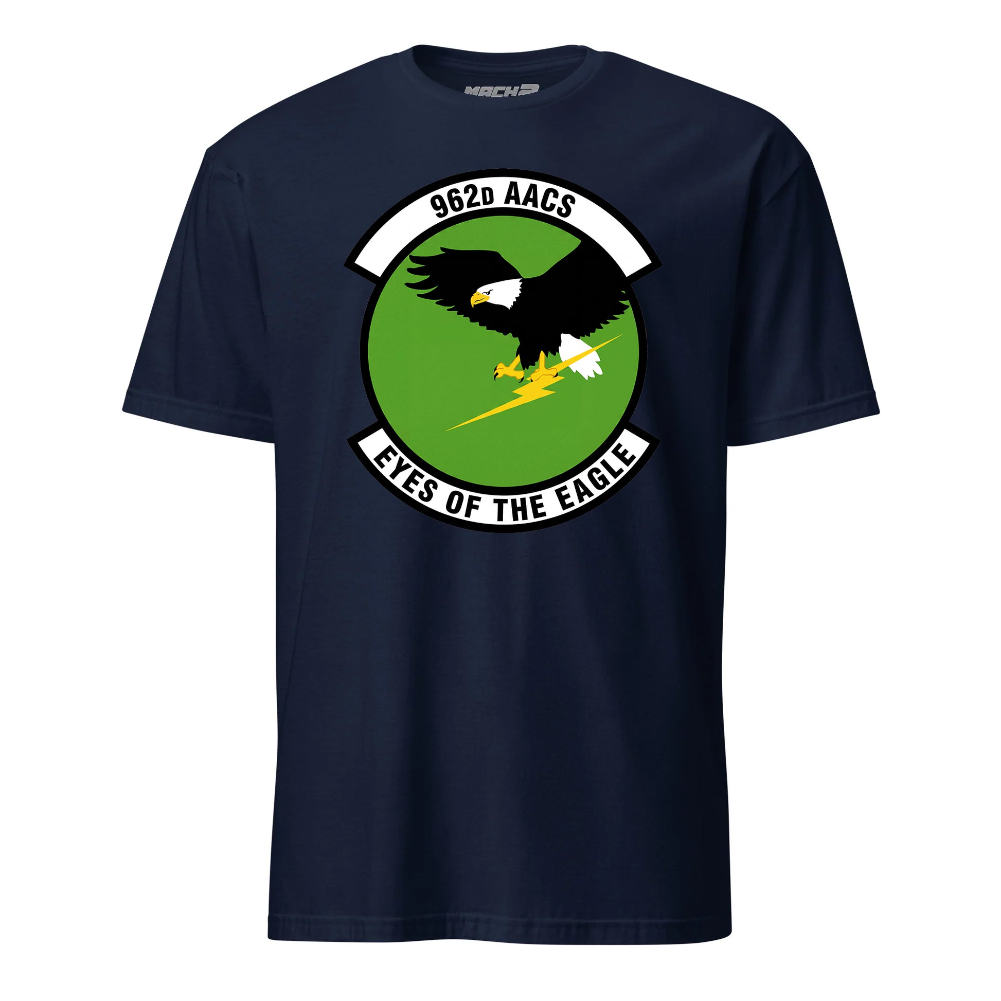 Mach2 Squadron Upload | 962ND AIRBORNE AIR CONTROL SQUADRON | T-Shirt | Navy | MACH-SHORT-SLEEVE-FRONT-NAVY.jpg