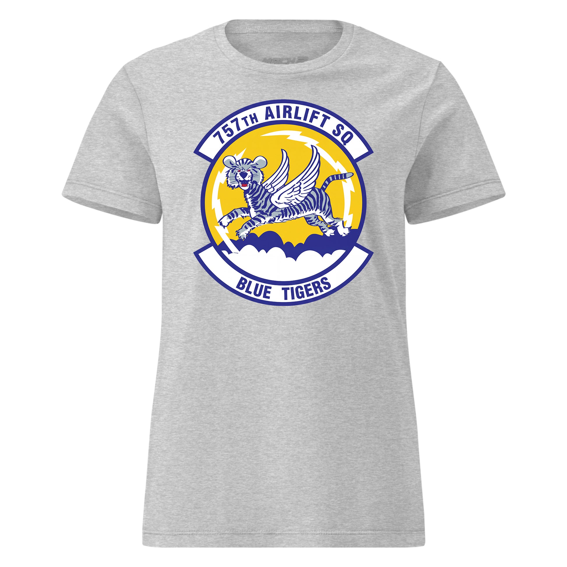 Mach2 Squadron Upload | 757TH AIRLIFT SQUADRON | Womens | Heather Grey | MACH-WOMENS-FRONT-GREY.jpg