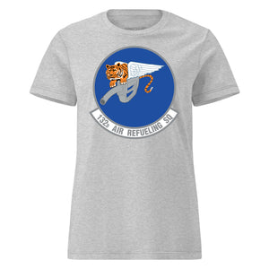Mach2 Squadron Upload | 132ND AIR REFUELING SQUADRON | Womens | Heather Grey | MACH-WOMENS-FRONT-GREY.jpg