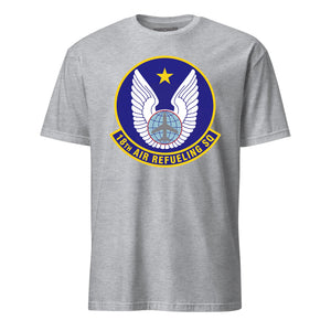 Mach2 Squadron Upload | 18TH AIR REFUELING SQUADRON | T-Shirt | Heather Grey | MACH-SHORT-SLEEVE-FRONT-GREY.jpg
