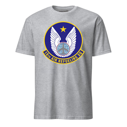 Mach2 Squadron Upload | 18TH AIR REFUELING SQUADRON | T-Shirt | Heather Grey | MACH-SHORT-SLEEVE-FRONT-GREY.jpg