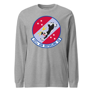 Mach2 Squadron Upload | 151ST AIR REFUELING SQUADRON | Long Sleeve | Heather Grey | MACH-LONG-SLEEVE-FRONT-GREY.jpg