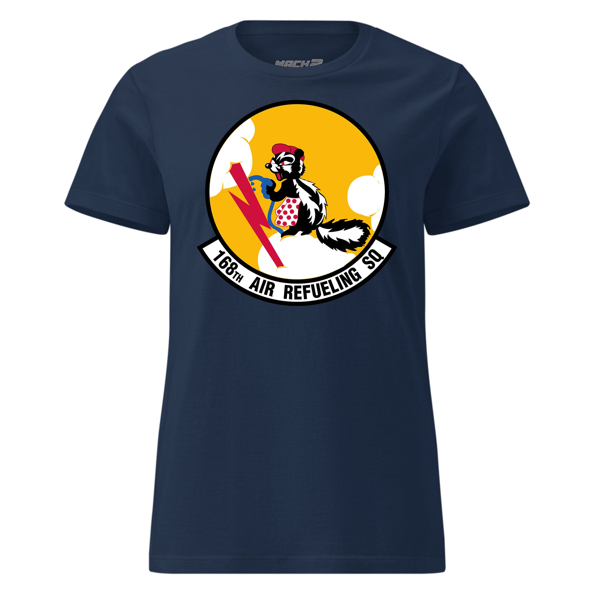 Mach2 Squadron Upload | 168TH AIR REFUELING SQUADRON | Womens | Navy | MACH-WOMENS-FRONT-NAVY.jpg