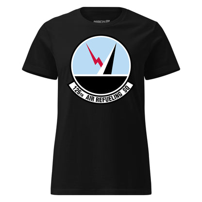 Mach2 Squadron Upload | 126TH AIR REFUELING SQUADRON | Womens | Black | MACH-WOMENS-FRONT-BLACK.jpg