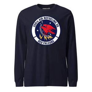Mach2 Squadron Upload | 350TH AIR REFUELING SQUADRON | Long Sleeve | Navy | MACH-LONG-SLEEVE-FRONT-NAVY.jpg