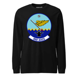 Mach2 Squadron Upload | 960TH AIRBORNE AIR CONTROL SQUADRON | Long Sleeve | Black | MACH-LONG-SLEEVE-FRONT-BLACK.jpg