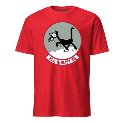 Mach2 Squadron Upload | 41ST AIRLIFT SQUADRON | T-Shirt | Red | MACH-SHORT-SLEEVE-FRONT-RED.jpg