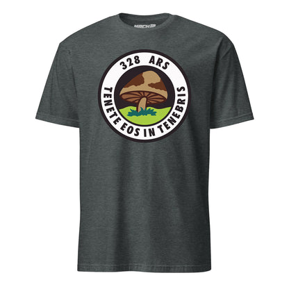 Mach2 Squadron Upload | 328TH AIR REFUELING SQUADRON | T-Shirt | Charcoal Heather | MACH-SHORT-SLEEVE-FRONT-CHARCOAL.jpg