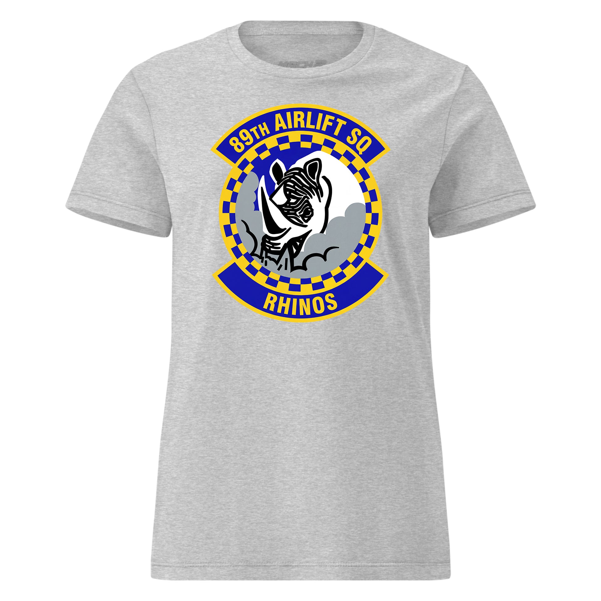 Mach2 Squadron Upload | 89TH AIRLIFT SQUADRON | Womens | Heather Grey | MACH-WOMENS-FRONT-GREY.jpg