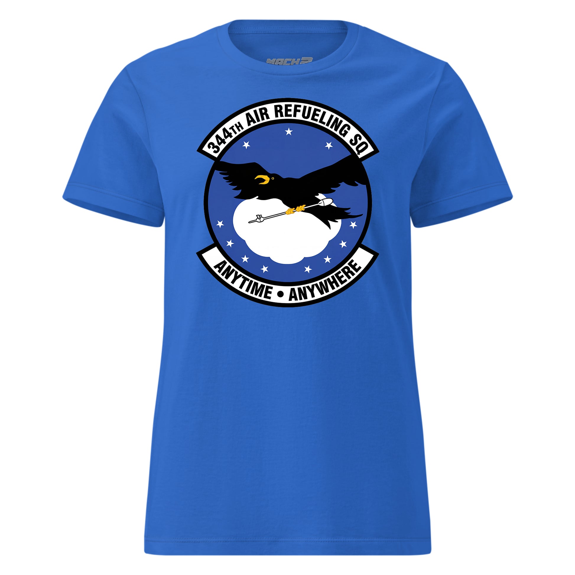 Mach2 Squadron Upload | 344TH AIR REFUELING SQUADRON | Womens | Royal | MACH-WOMENS-FRONT-ROYAL.jpg