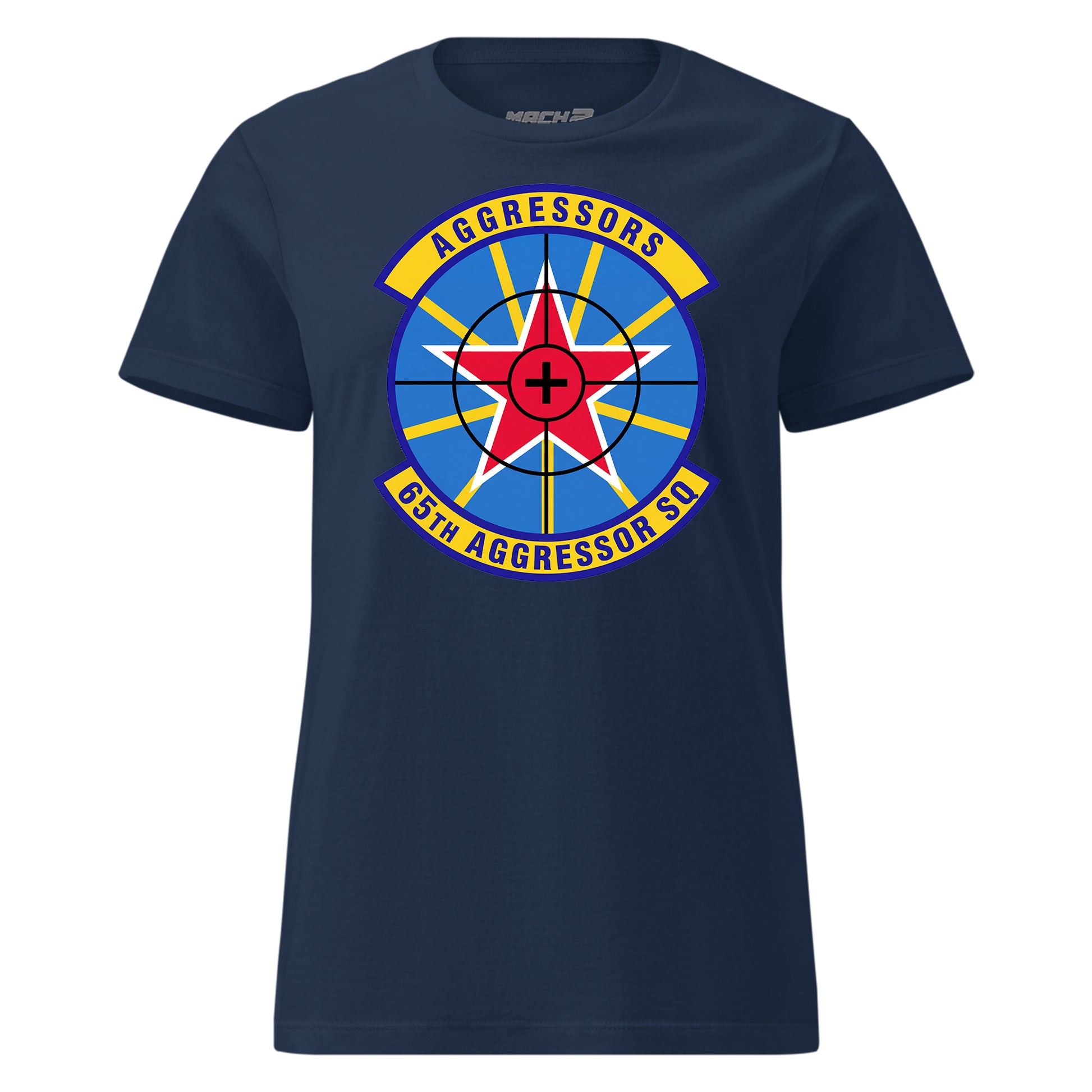 Mach2 Squadron Upload | 65TH AGGRESSOR SQUADRON | Womens | Navy | MACH-WOMENS-FRONT-NAVY.jpg