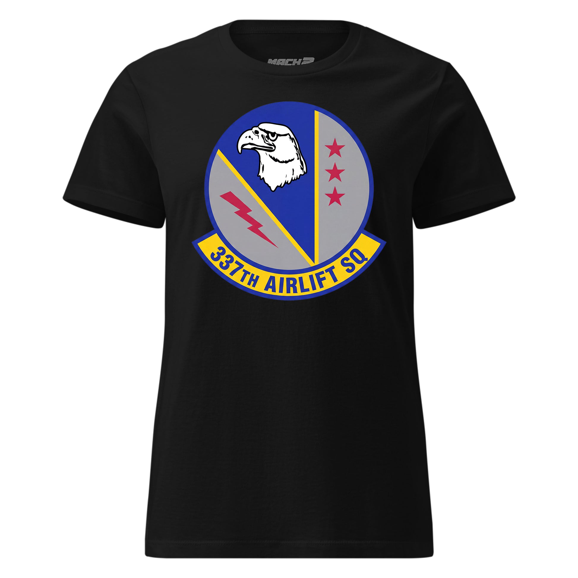 Mach2 Squadron Upload | 337TH AIRLIFT SQUADRON | Womens | Black | MACH-WOMENS-FRONT-BLACK.jpg