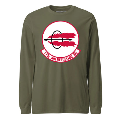 Mach2 Squadron Upload | 173RD AIR REFUELING SQUADRON | Long Sleeve | OD Green | MACH-LONG-SLEEVE-FRONT-OD.jpg
