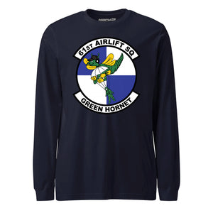 Mach2 Squadron Upload | 61ST AIRLIFT SQUADRON | Long Sleeve | Navy | MACH-LONG-SLEEVE-FRONT-NAVY.jpg