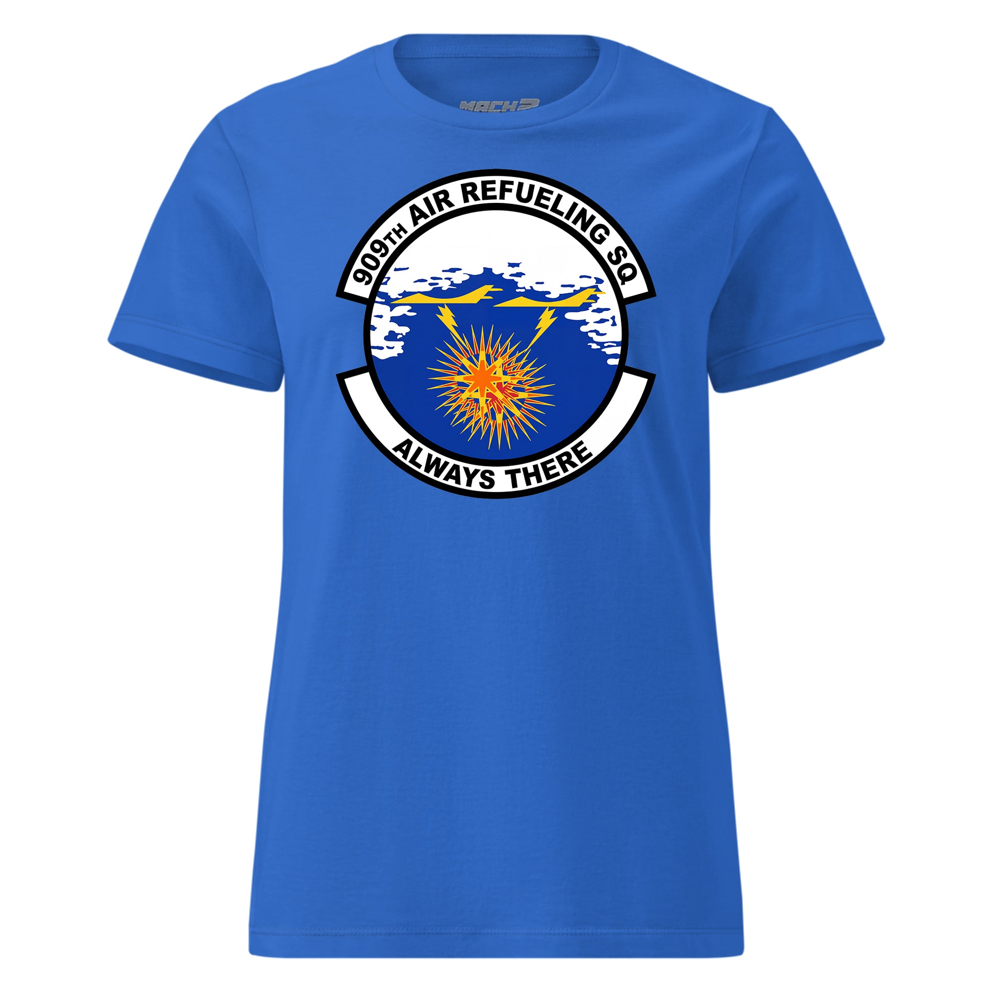 Mach2 Squadron Upload | 909TH AIR REFUELING SQUADRON | Womens | Royal | MACH-WOMENS-FRONT-ROYAL.jpg