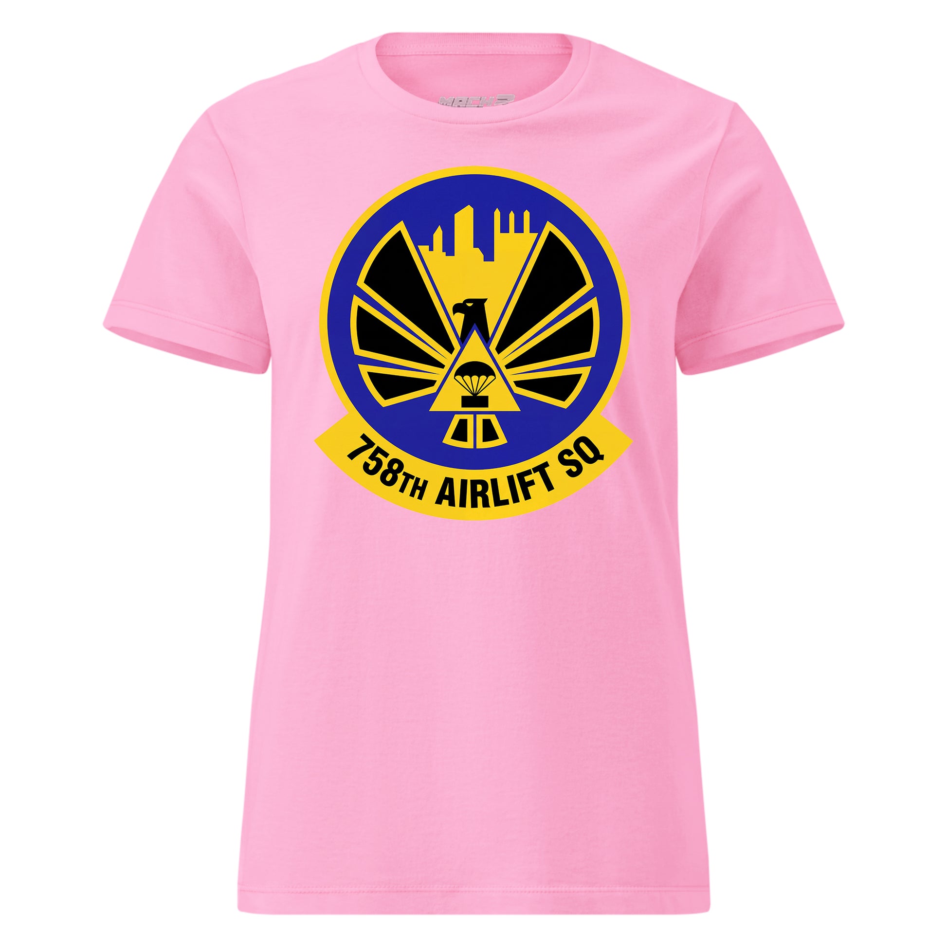 Mach2 Squadron Upload | 758TH AIRLIFT SQUADRON | Womens | Pink | MACH-WOMENS-FRONT-PINK.jpg