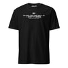 The First Time I Saw a Jet Quote T-Shirt - Black