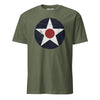 World War II Roundel T-Shirt - Military Green