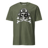 Jolly Roger Pilot T-Shirt - Military Green