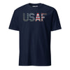 USAF Rivet Flag T-Shirt - Navy