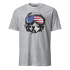 Flight Helmet Flag T-Shirt - Sport Grey