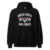 US Air Force Vintage Arch Hoodie - Black