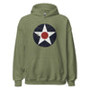 World War ll Roundel Hoodie - Military Green