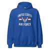 US Air Force Vintage Arch Hoodie - Royal