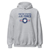 United States Air Force Roundel Hoodie - Sport Grey